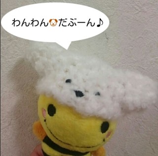 もふもふ犬帽子みっちゃん